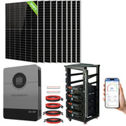 ECO-WORTHY Complete Off-Grid Solar Power System |20.48kWh/61.44kWh Battery | 10000W 120/240V | 5310W/15340W PV