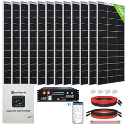 ECO-WORTHY 2340W 48V (12x195W) Complete MPPT Off Grid Solar Kit