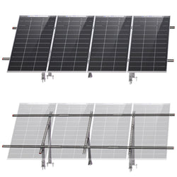 ECO-WORTHY Adjustable Solar Panel Mounting Brackets for 1–4 Pieces of 200W–400W Panels
